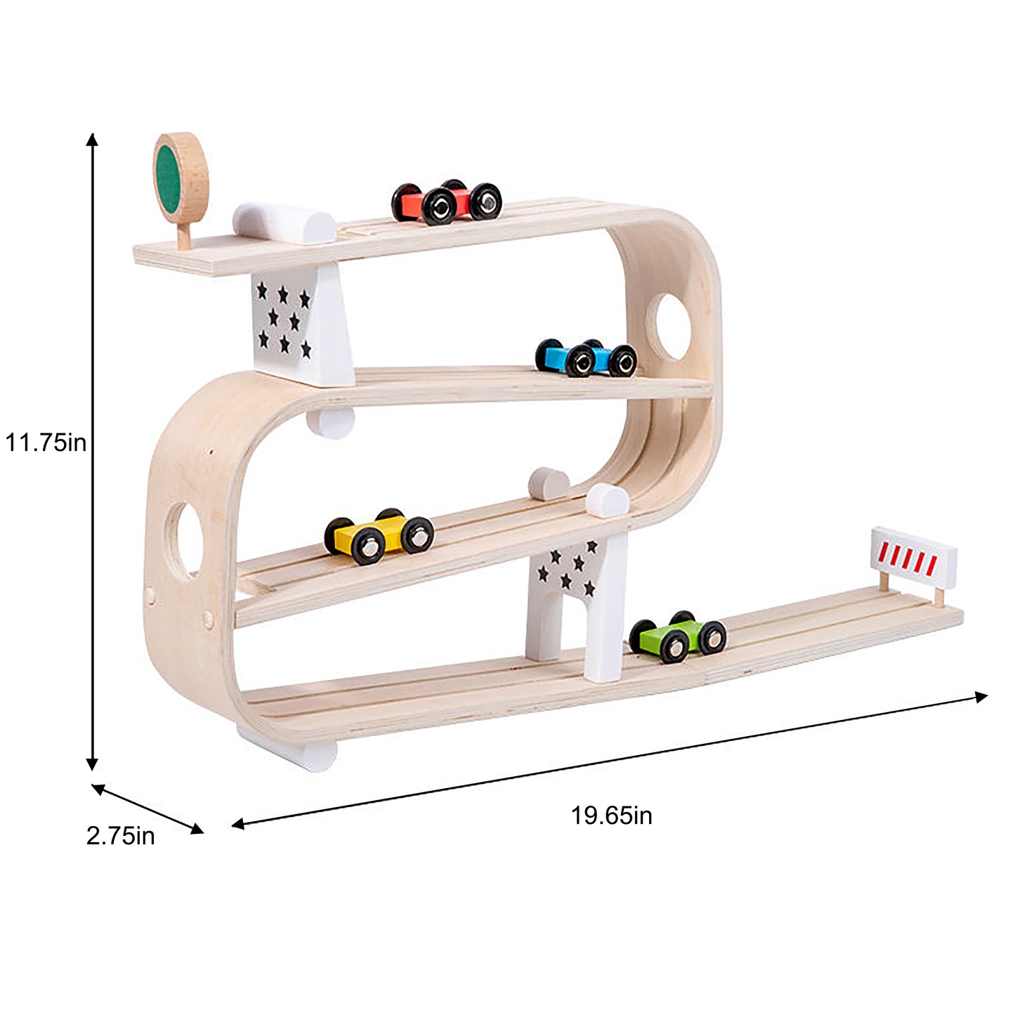 Avenlur Wooden Car Ramp – Fast, Fun, and Educational