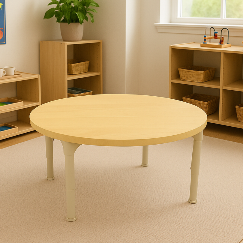 Adjustable Kids Classroom Tables – Square & Rectangle (13–25in Heights)