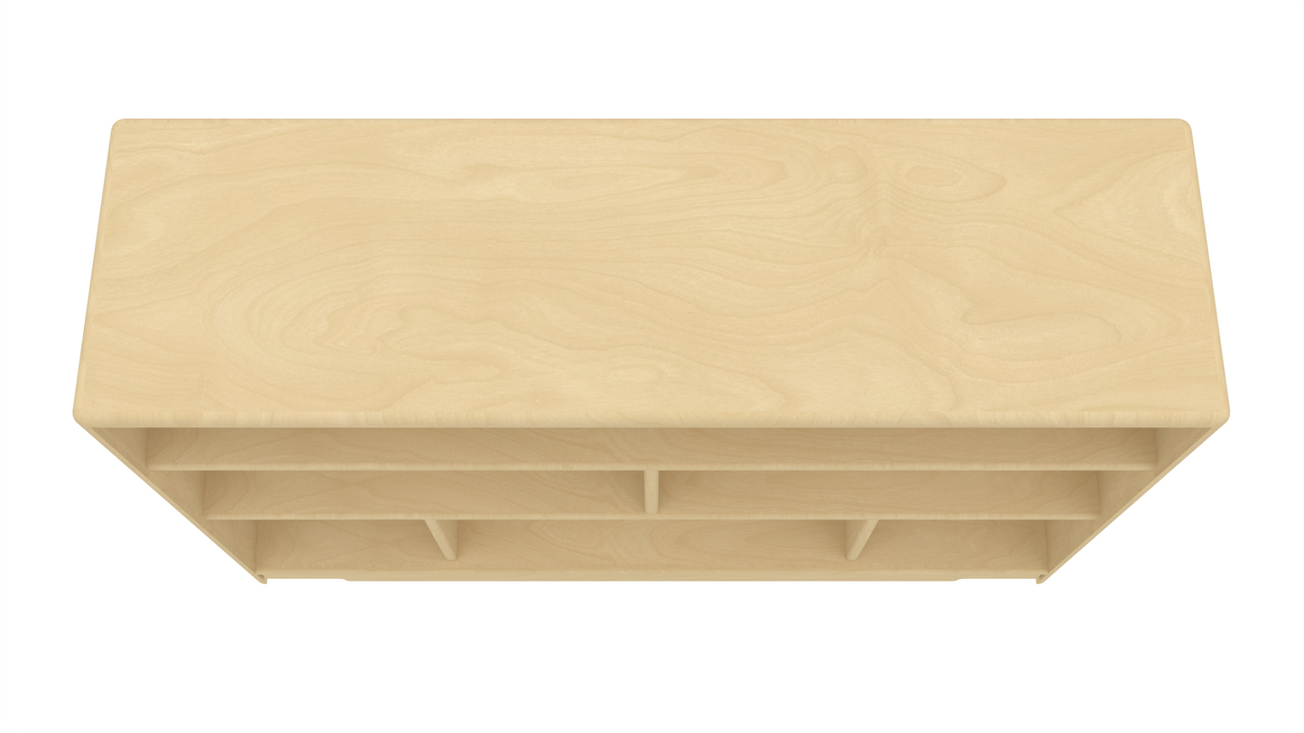 Montessori Classroom Shelf - 4' x 32" - Open Back