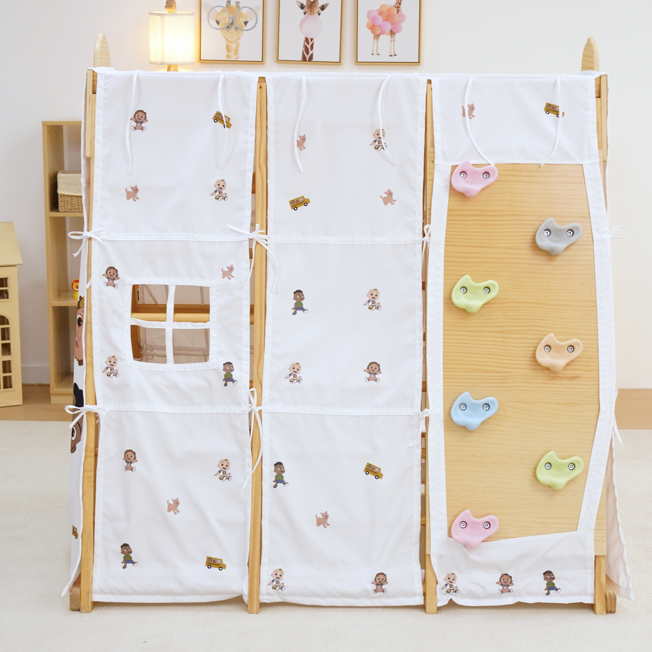 Cocomelon Spielzelt-Überzug – Passend für Avenlur Large Magnolia Kletterspielset (nur Zelt)