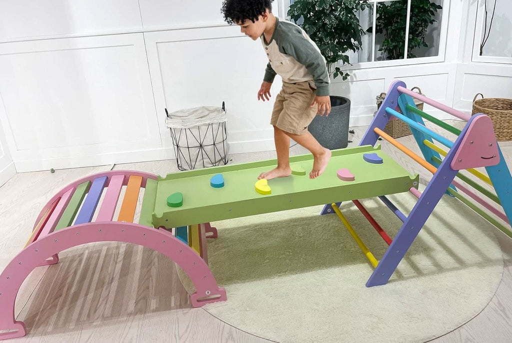 Hazel - Pikler Triangle Leiter & Rocker -Set