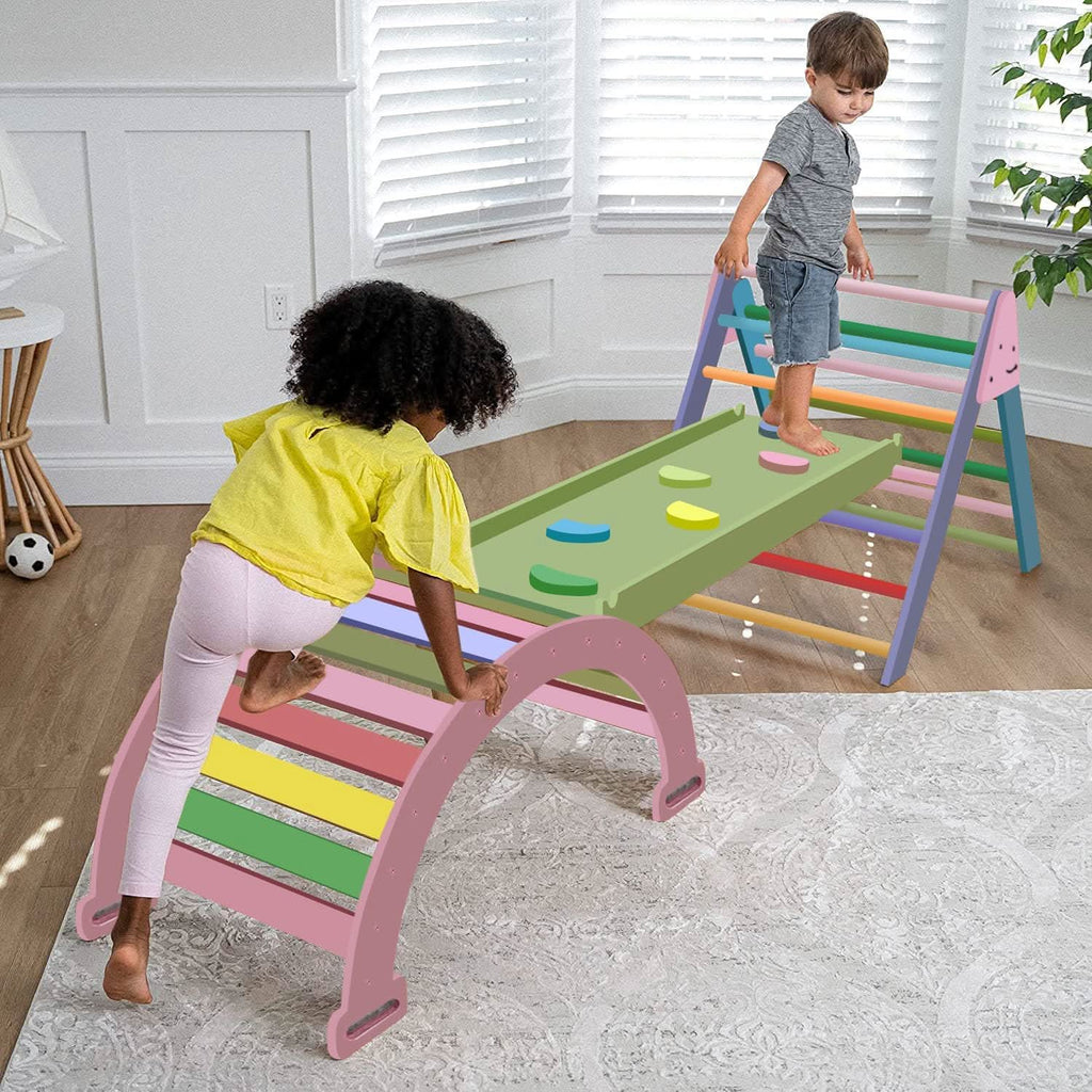 Hazel - Pikler Triangle Leiter & Rocker -Set