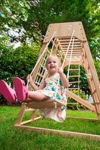 Magnolia - Outdoor and Indoor - Real Wood 7-in-1 Playset.