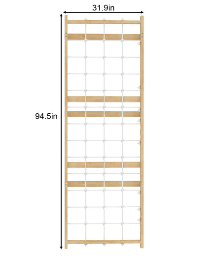 Walnut Modular - 9-in-1 Swedish Ladder Wall Gym and Climber