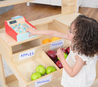 Zypresse - Holzmarktständer