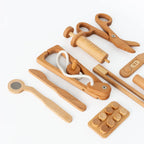 Wooden Doctor Pretend Play Set – Montessori Medical Tools for Kids