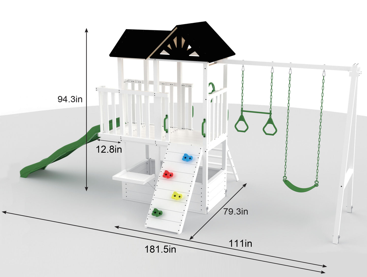 Handwerker - Moderner Hinterhof im Freien Swing Set