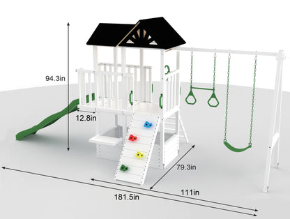 Handwerker - Moderner Hinterhof im Freien Swing Set