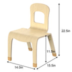 Pear Classroom Chair (2-Pack) – 12" Seat Height