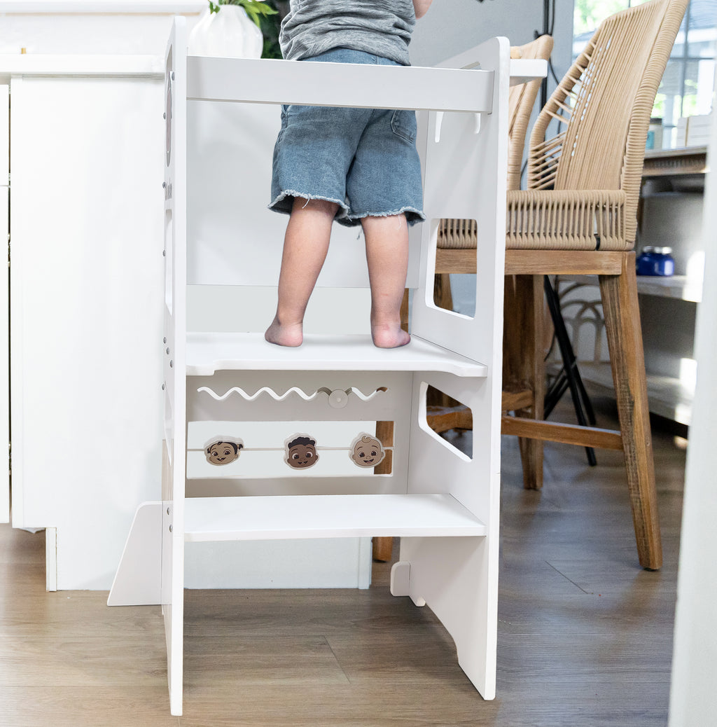 Datum Cocomelon - 3 in 1 Küchenturm, Stiefhocker und Tafel