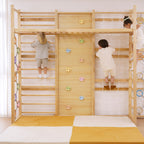 Monkey Bar Attachment – For 95 Inch Walnut Swedish Ladder