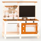 Avenlur Woodland Mud Kitchen – Montessori Outdoor Wooden Play Kitchen