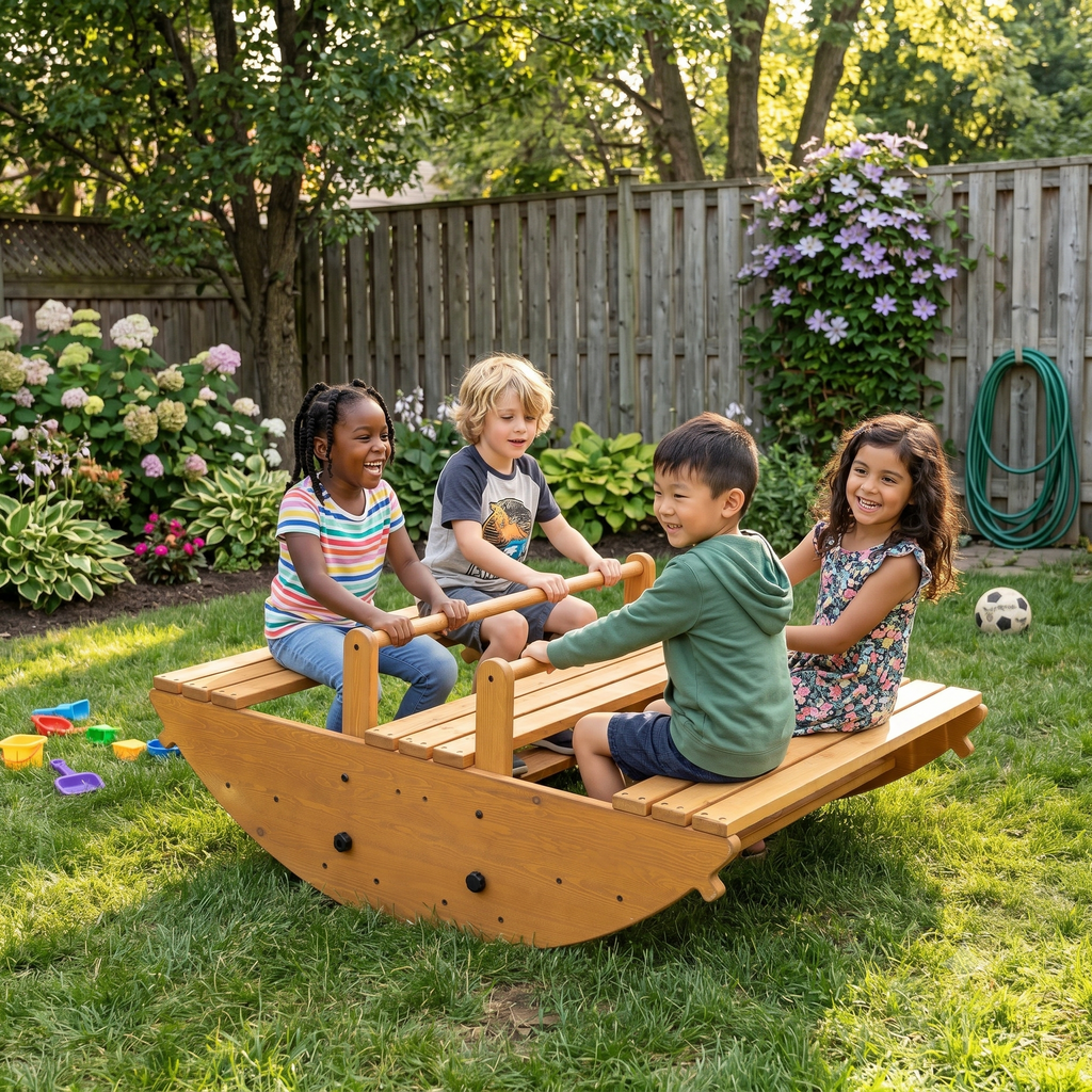 Banyan Jumbo Outdoor Rocker und Climber Playset