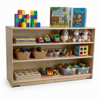 Montessori-Klassenzimmerregal – 152 x 81 cm – Geschlossene Rückseite