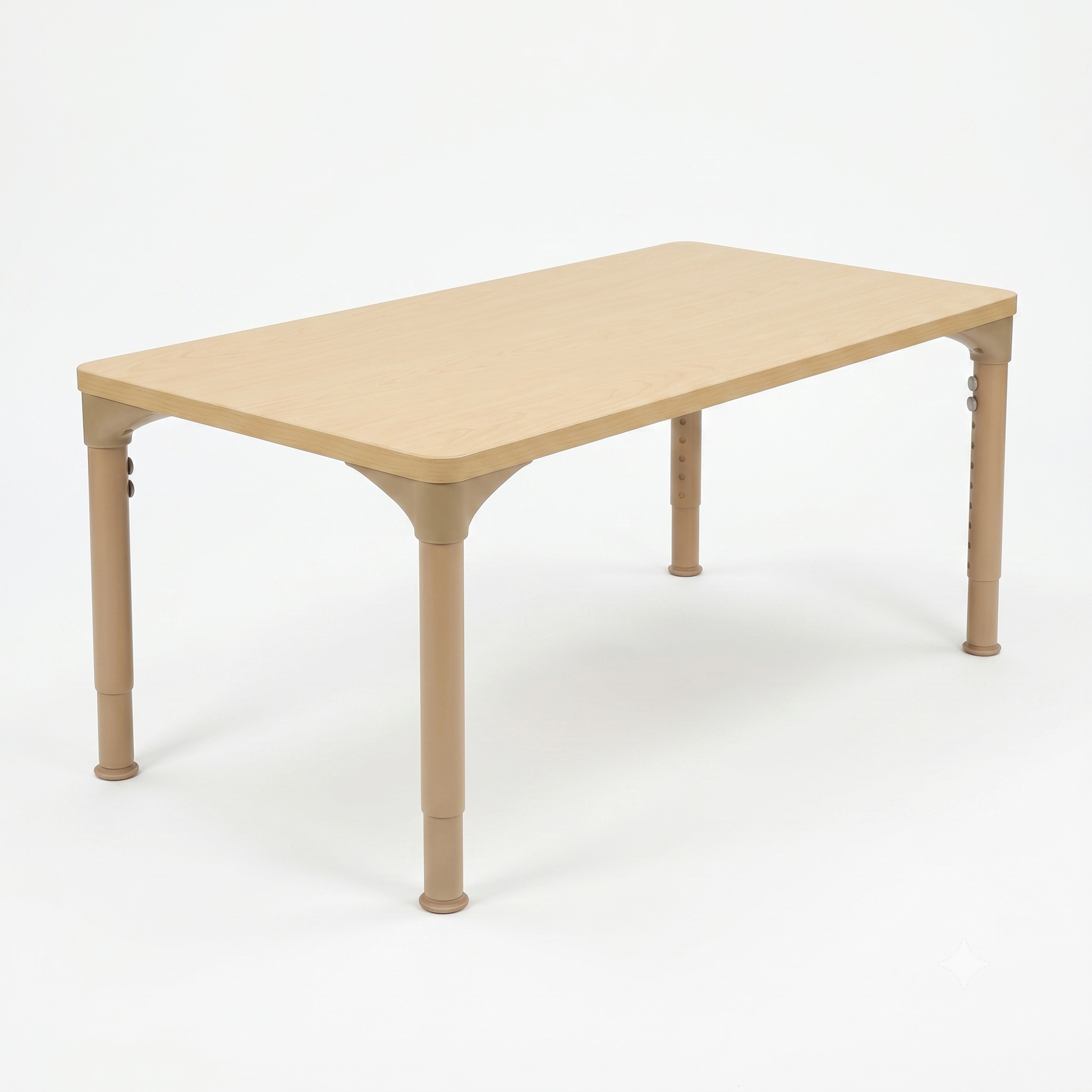Rectangular Adjustable Kids Classroom Table – 48"×24", 17"–25" Height | School, Daycare & Homeschool