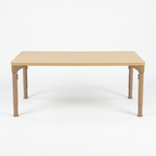Rectangular Adjustable Kids Classroom Table – 48"×24", 17"–25" Height | School, Daycare & Homeschool
