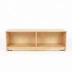 Montessori Classroom Shelf - 4' x 16" - Closed Back