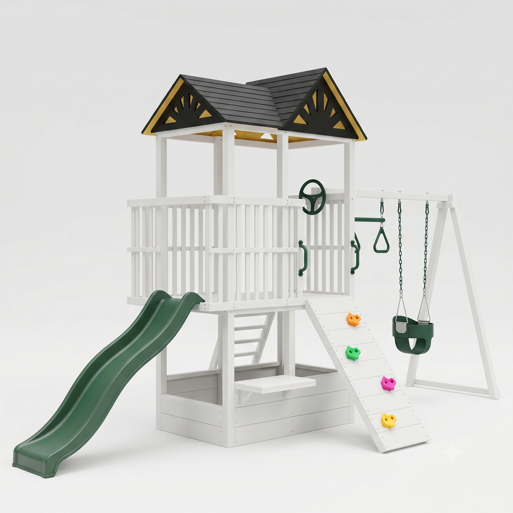 Handwerker - Moderner Hinterhof im Freien Swing Set