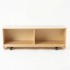Montessori Classroom Shelf - 4' x 16" - Closed Back
