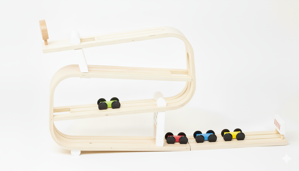 Avenlur Wooden Car Ramp Racer 