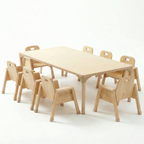 Rechteckiger, höhenverstellbarer Kindertisch – 33 bis 43 cm | Aktivitätstisch für Kleinkinder und Vorschulkinder