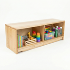 Montessori Classroom Shelf - 4' x 16" - Closed Back