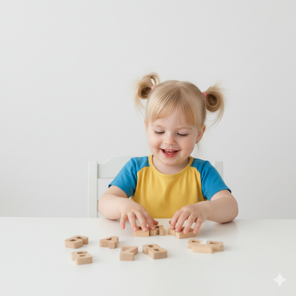 Zahlenblöcke - Montessori große Holzblöcke