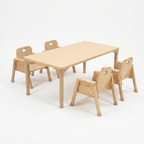 Rectangular Adjustable Kids Classroom Table – 48"×24", 17"–25" Height | School, Daycare & Homeschool