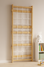 Add-On Rope Wall Panel for 95" Modular Walnut