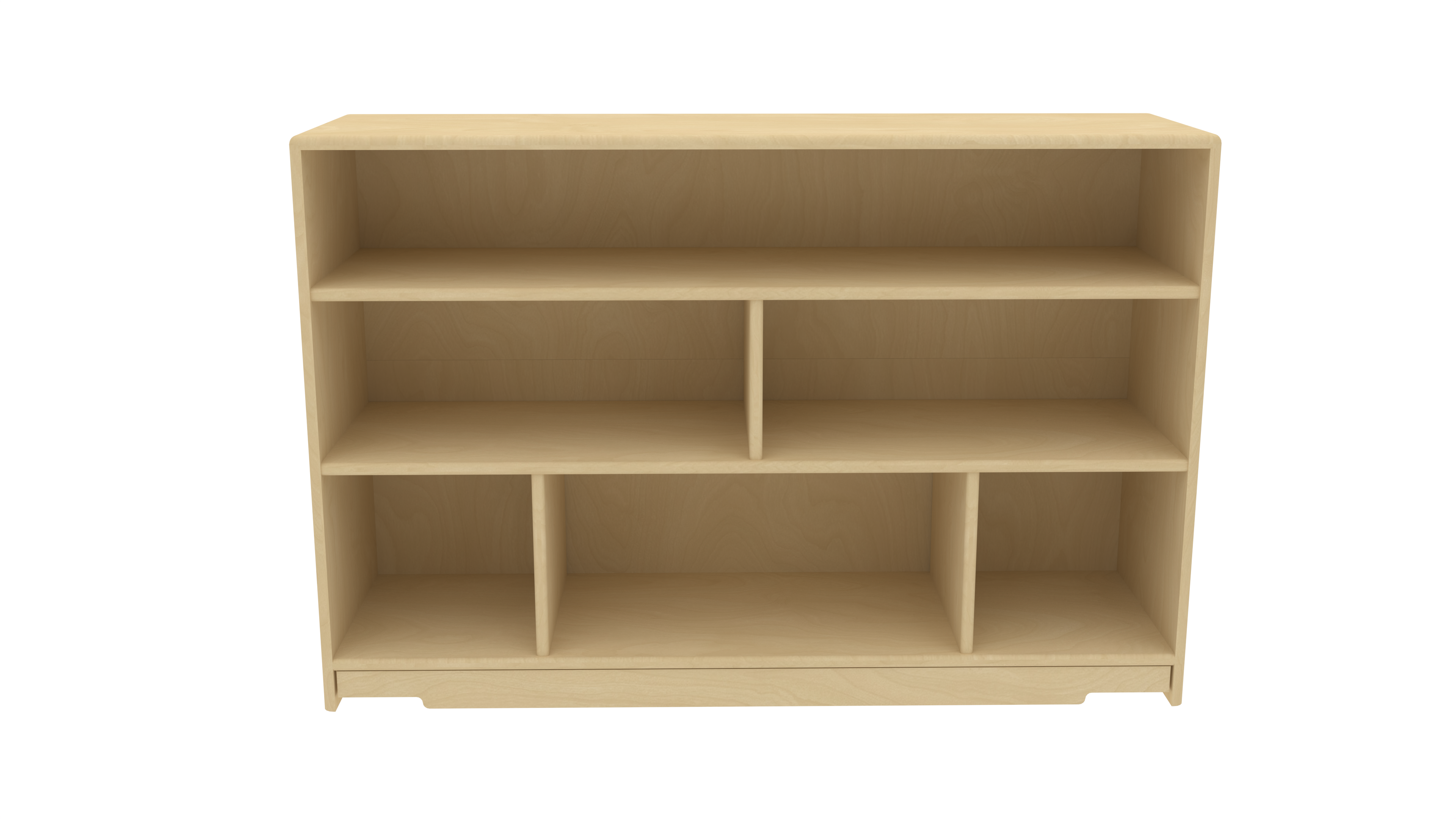 Montessori Classroom Shelf - 4' x 32" - Closed Back