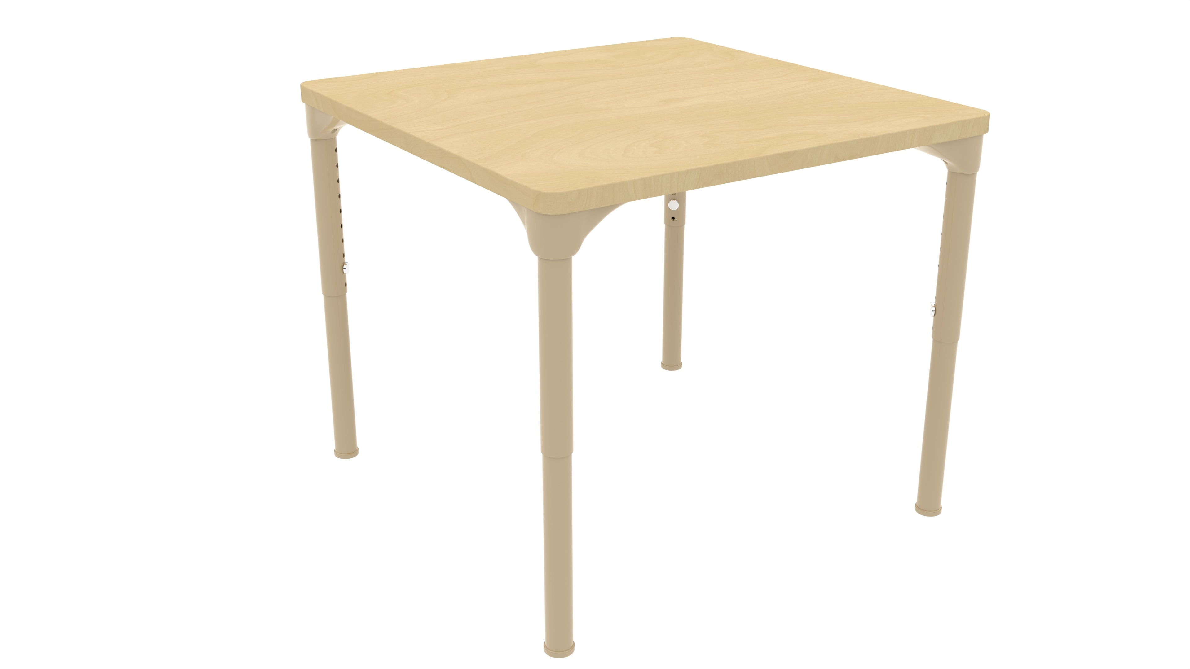 Square Adjustable Kids Table – 17" to 25" Height | Activity Table for Classrooms, Daycares & Homeschool