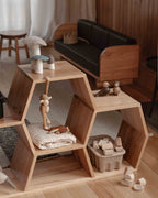 Honeycomb Shelf – Medium | Modular European Oak Storage