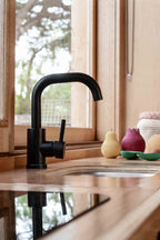 Oak Fluted Sink – Montessori Wooden Play Kitchen