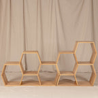 Honeycomb Shelf – Medium | Modular European Oak Storage