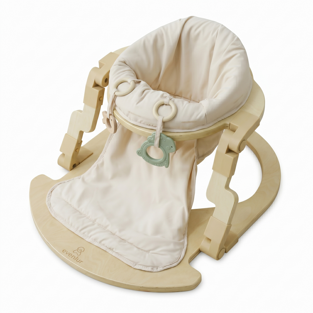 Oakling | Premium Foldable Wooden Baby Activity Seat