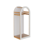 Arched Dresser – White (Dress-Up Display & Storage)