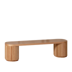 Fluted Bench – Solid European Oak (47.2" W)