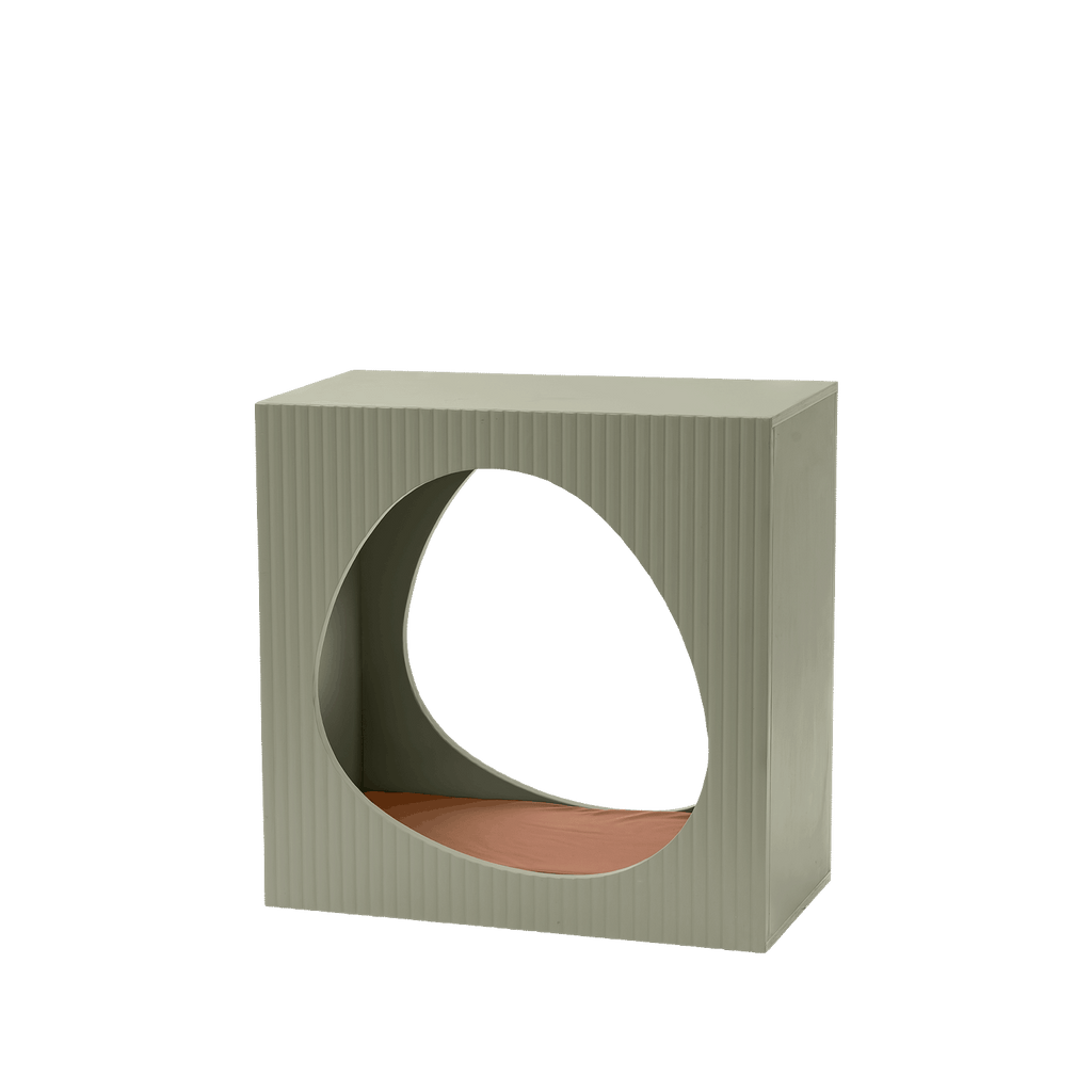 Fluted Nook – Sage Green Sensory Hideout