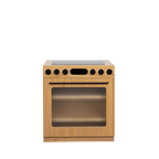 Oak Fluted Play Oven – Montessori Wooden Toy Kitchen