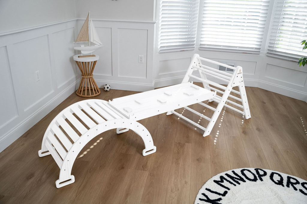 Hazel - Pikler Triangle Leiter & Rocker -Set