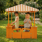 Avenlur Sumac Outdoor-Spielmarkt aus Holz, Matschküche &amp; Grillstation