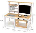 Avenlur Woodland Mud Kitchen – Montessori Outdoor Wooden Play Kitchen