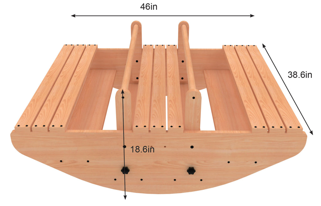 Avenlur Banyan jumbo wooden rocker and climber playset