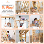 Avenlur Chestnut indoor playground set up in the living room