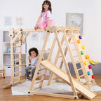Avenlur Chestnut medium toddler climber with slide