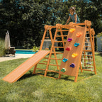 Avenlur Chestnut playset rings and monkey bars