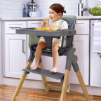 Avenlur Clover Montessori high chair at the family table