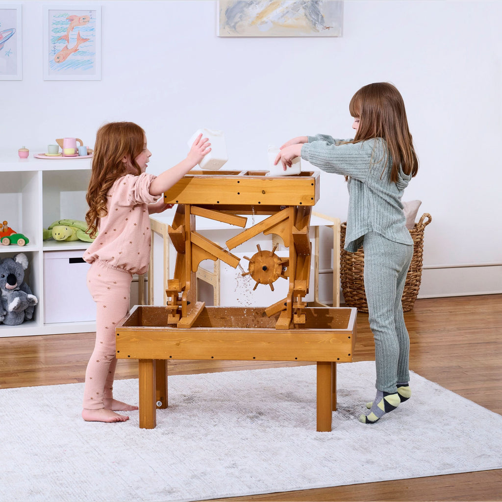 Avenlur compact wooden water table studio shot