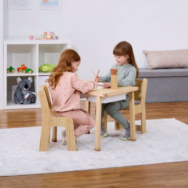 Avenlur Cordia Montessori kids desk in natural wood