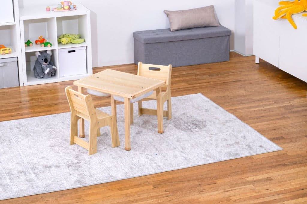 Avenlur Cordia table solid wood legs and rounded edges